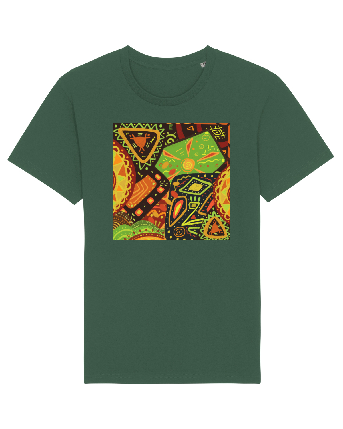 Tricou mânecă scurtă Unisex Rocker Bottle Green
