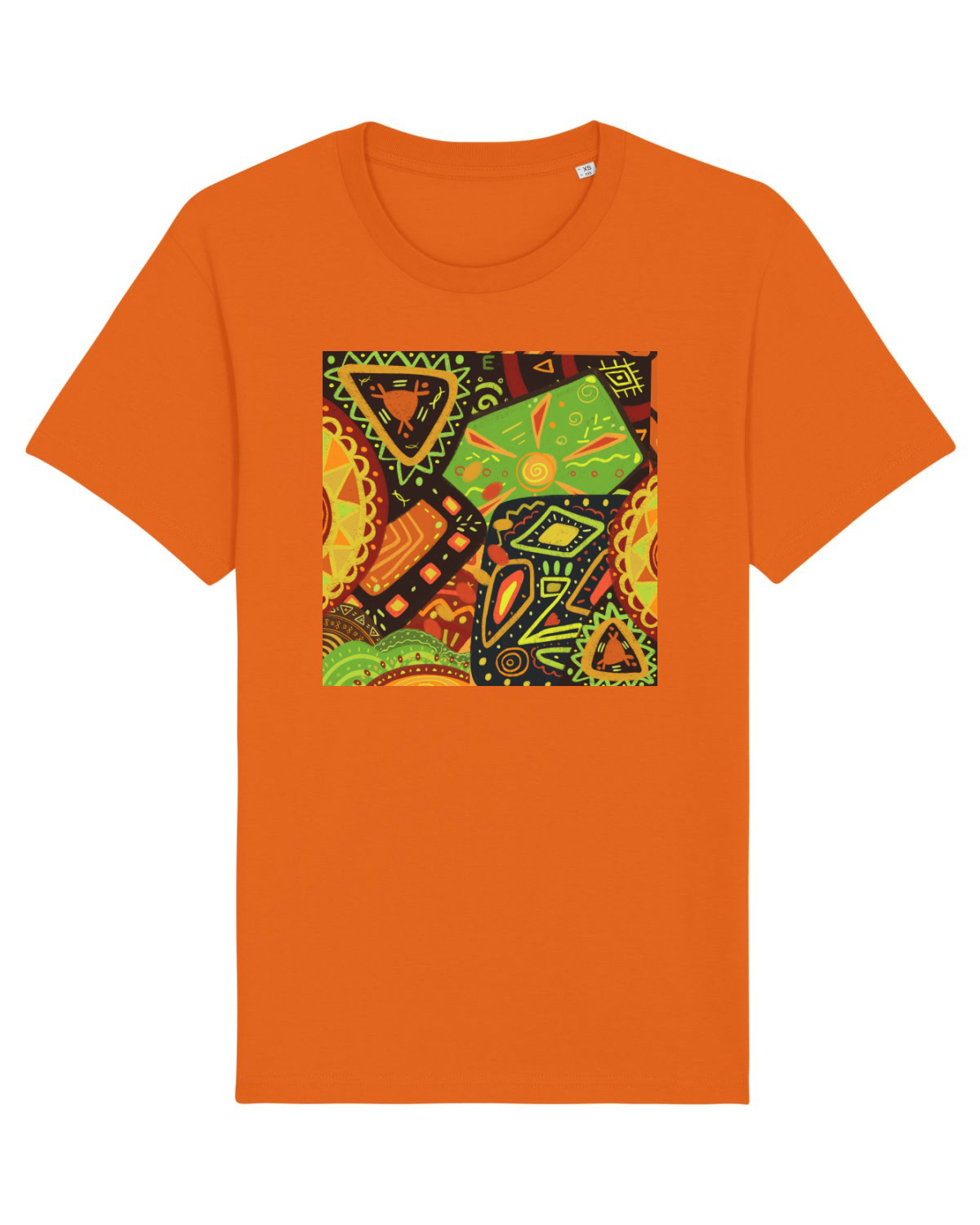 Tricou mânecă scurtă Unisex Rocker Bright Orange