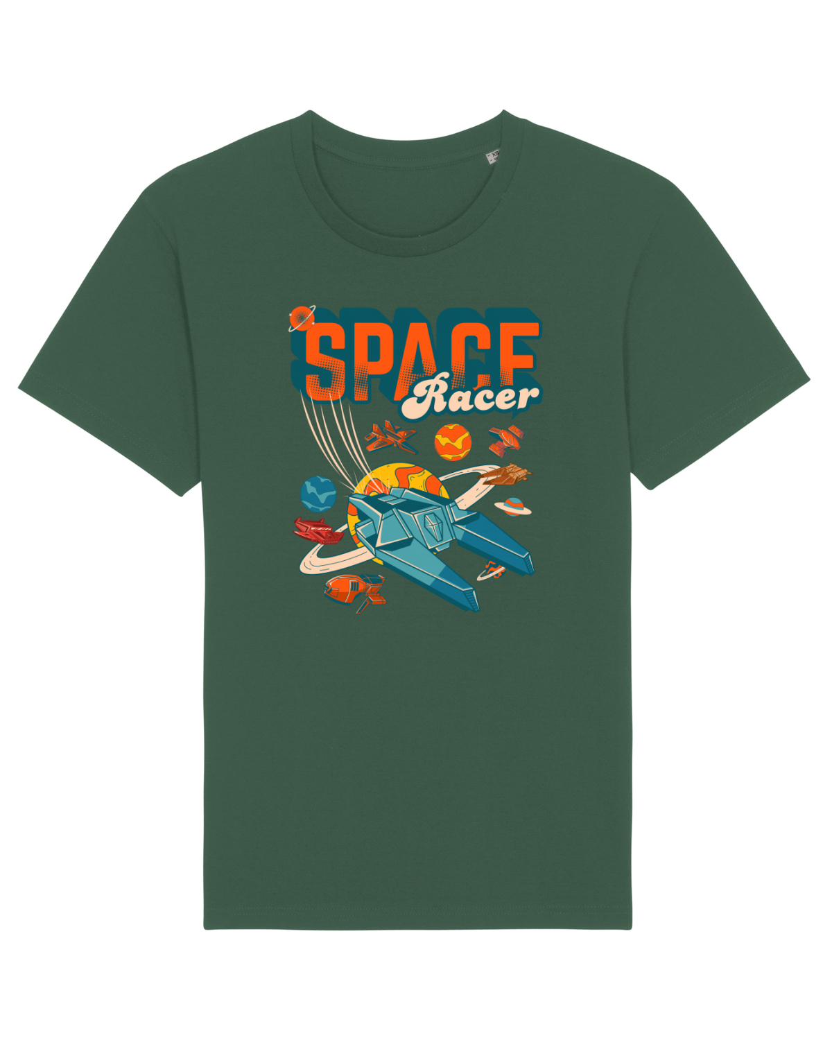 Tricou mânecă scurtă Unisex Rocker Bottle Green