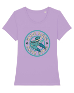 Space Racer Tricou mânecă scurtă guler larg fitted Damă Expresser
