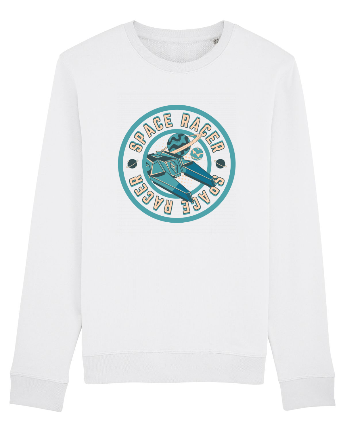 Bluză mânecă lungă Unisex Rise White