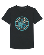 Space Racer Tricou mânecă scurtă guler larg Bărbat Skater