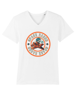 Space Racer Tricou mânecă scurtă guler V Bărbat Presenter