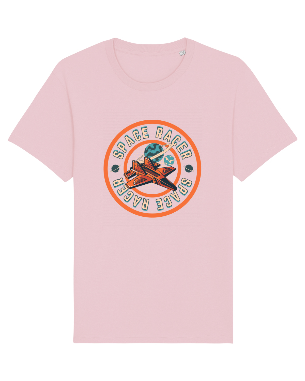 Tricou mânecă scurtă Unisex Rocker Cotton Pink