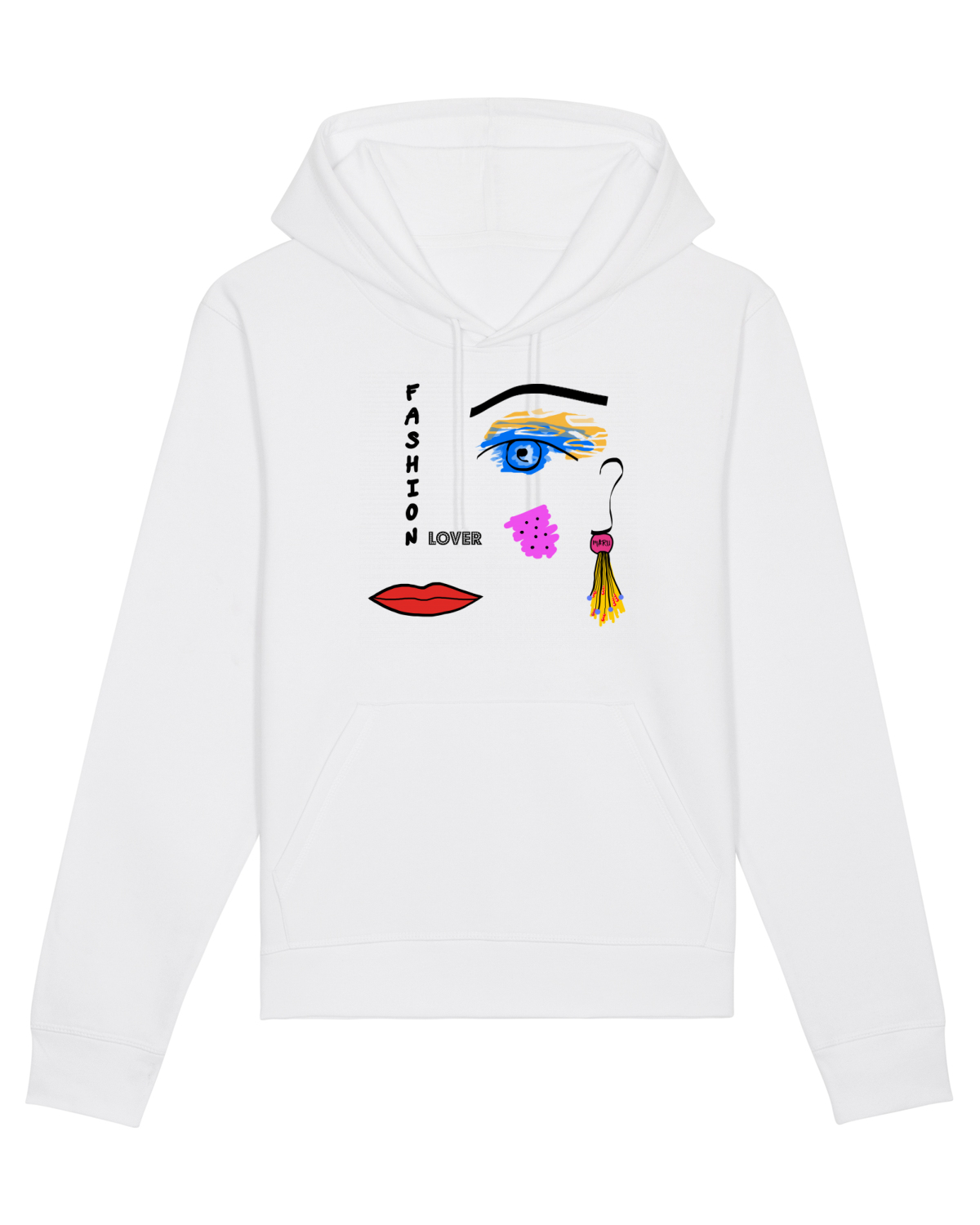 Hanorac Unisex Drummer White