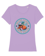 Space Racer Tricou mânecă scurtă guler larg fitted Damă Expresser