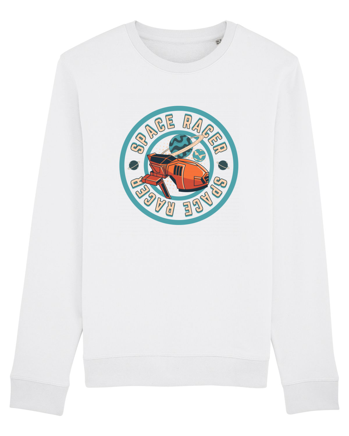 Bluză mânecă lungă Unisex Rise White
