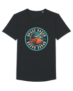 Space Racer Tricou mânecă scurtă guler larg Bărbat Skater