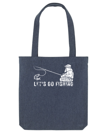 Let's Go Fishing Midnight Blue