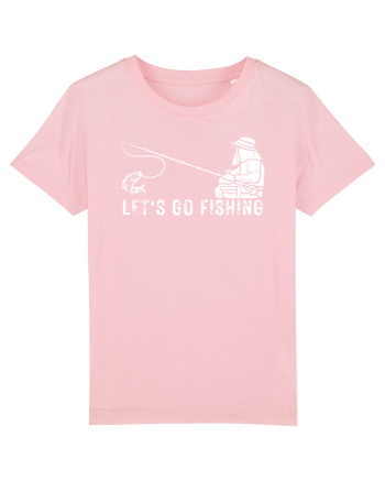 Let's Go Fishing Cotton Pink