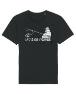 Let's Go Fishing Tricou mânecă scurtă Unisex Rocker