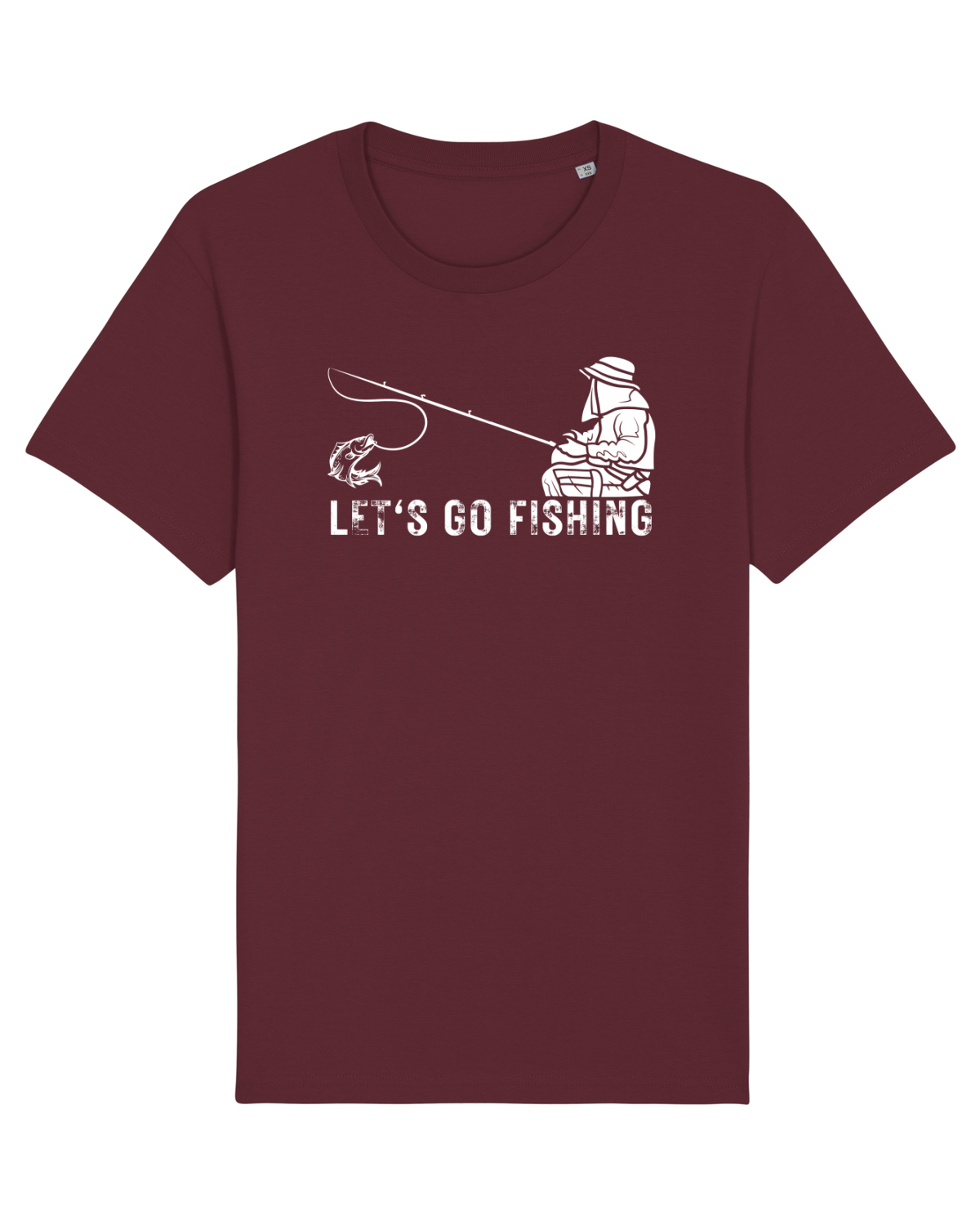 Tricou mânecă scurtă Unisex Rocker Burgundy