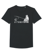 Let's Go Fishing Tricou mânecă scurtă guler larg Bărbat Skater