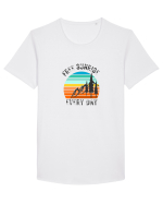 Travel Tricou mânecă scurtă guler larg Bărbat Skater