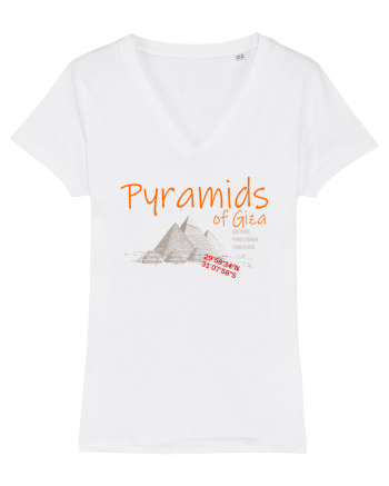 Pyramids Of Giza White