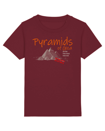 Pyramids Of Giza Burgundy