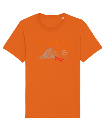 Pyramids Of Giza Bright Orange