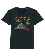 Giza Tricou mânecă scurtă guler V Bărbat Presenter