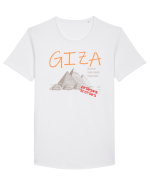 Giza Tricou mânecă scurtă guler larg Bărbat Skater