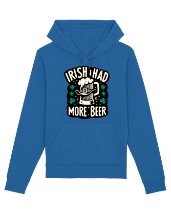 Irish I had more beer Royal Blue