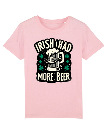 Irish I had more beer Cotton Pink