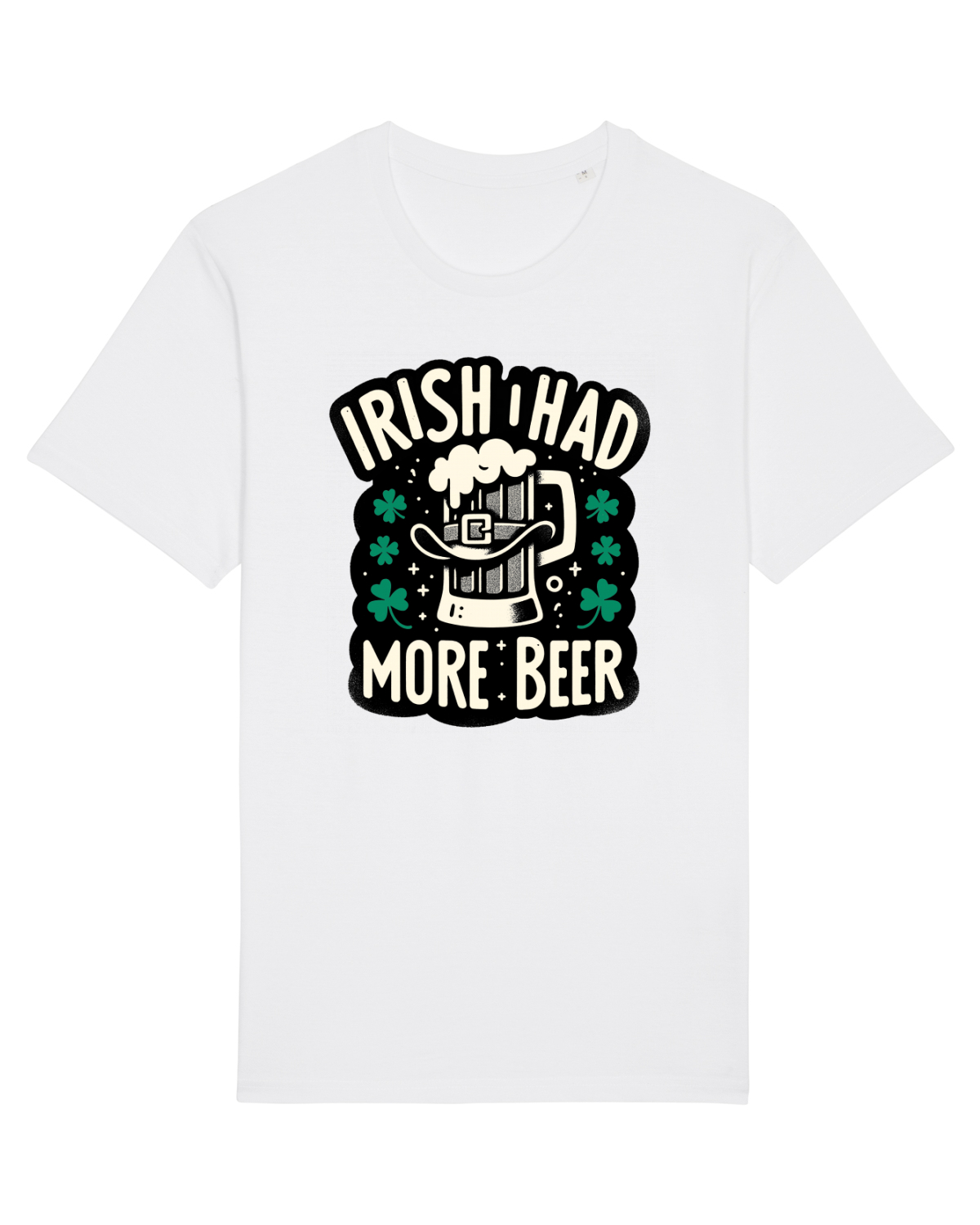 Tricou mânecă scurtă Unisex Rocker White