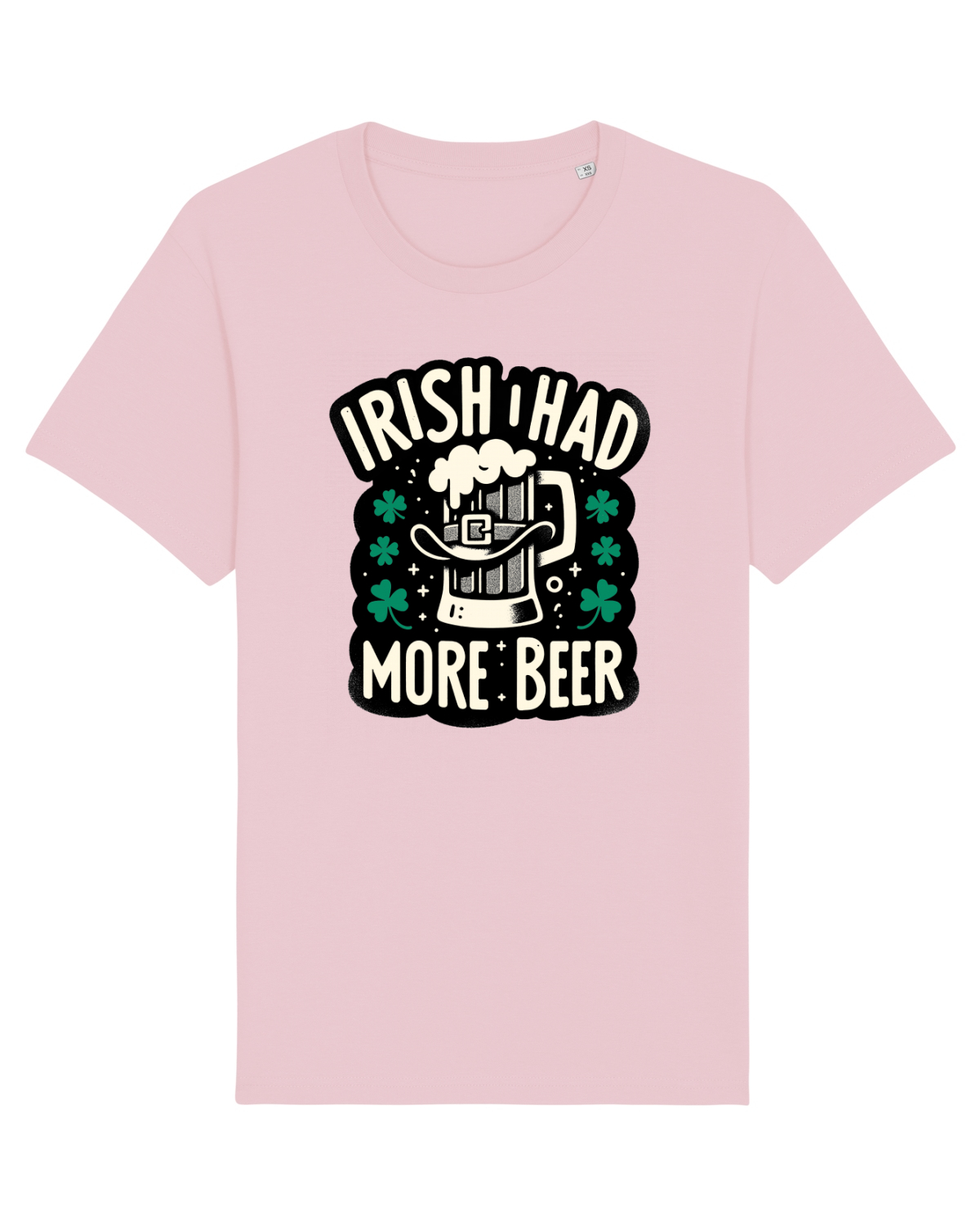 Tricou mânecă scurtă Unisex Rocker Cotton Pink