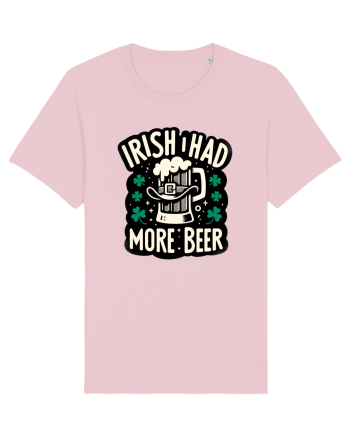 Irish I had more beer Cotton Pink