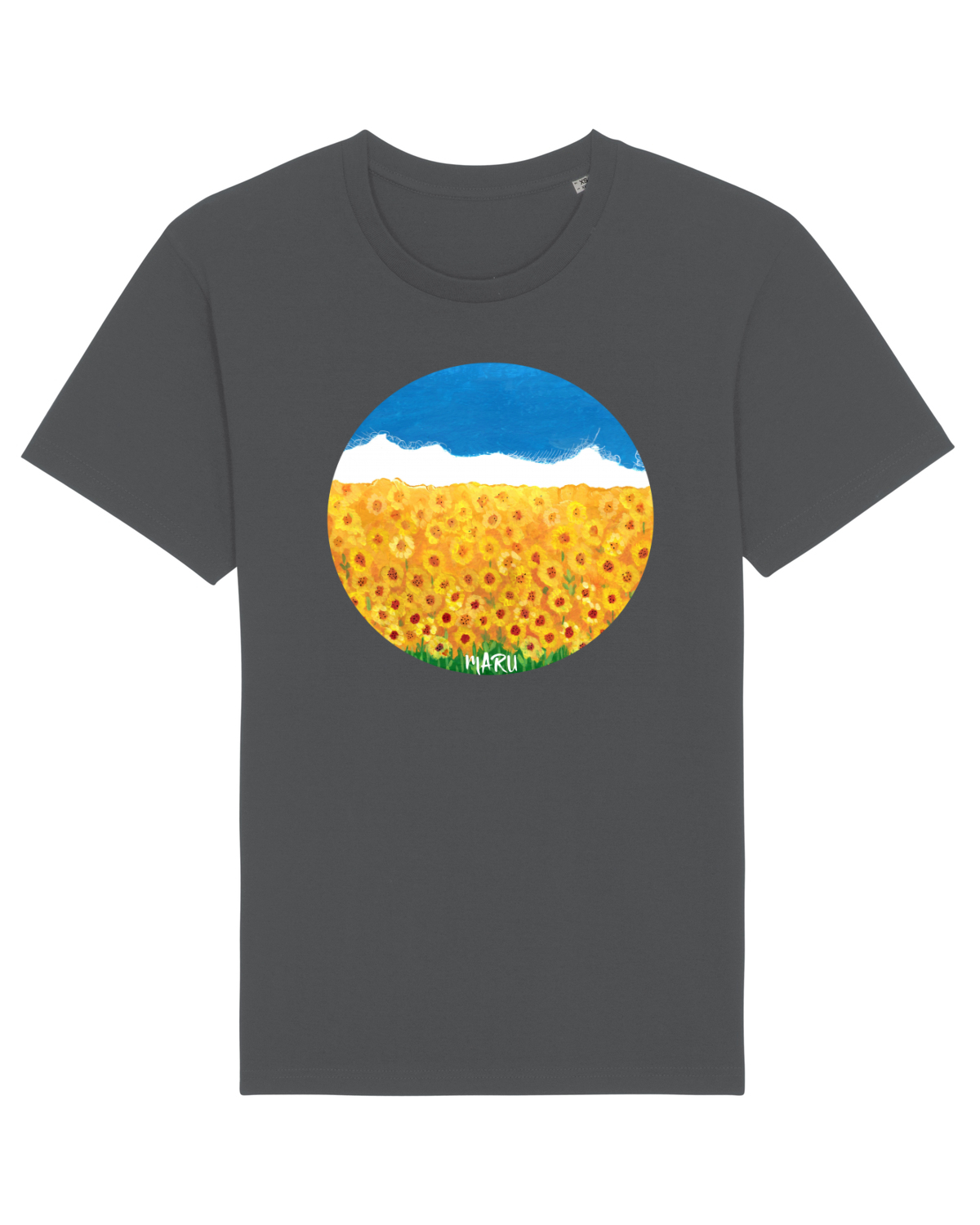 Tricou mânecă scurtă Unisex Rocker Anthracite