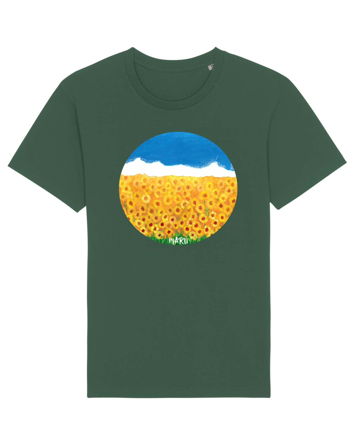 Tricou mânecă scurtă Unisex Rocker Bottle Green
