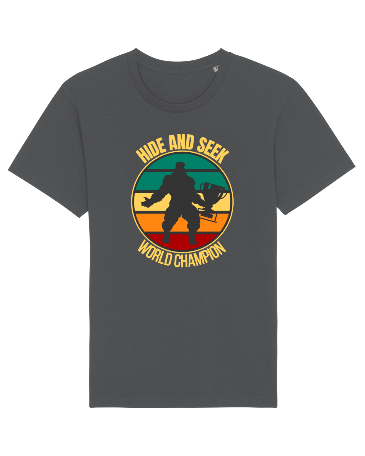 Tricou mânecă scurtă Unisex Rocker Anthracite
