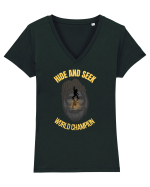 Bigfoot Hide And Seek World Champion Tricou mânecă scurtă guler V Damă Evoker