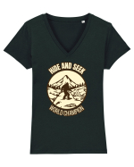 Bigfoot Hide And Seek World Champion Tricou mânecă scurtă guler V Damă Evoker