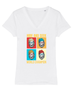Bigfoot Hide And Seek World Champion Tricou mânecă scurtă guler V Damă Evoker