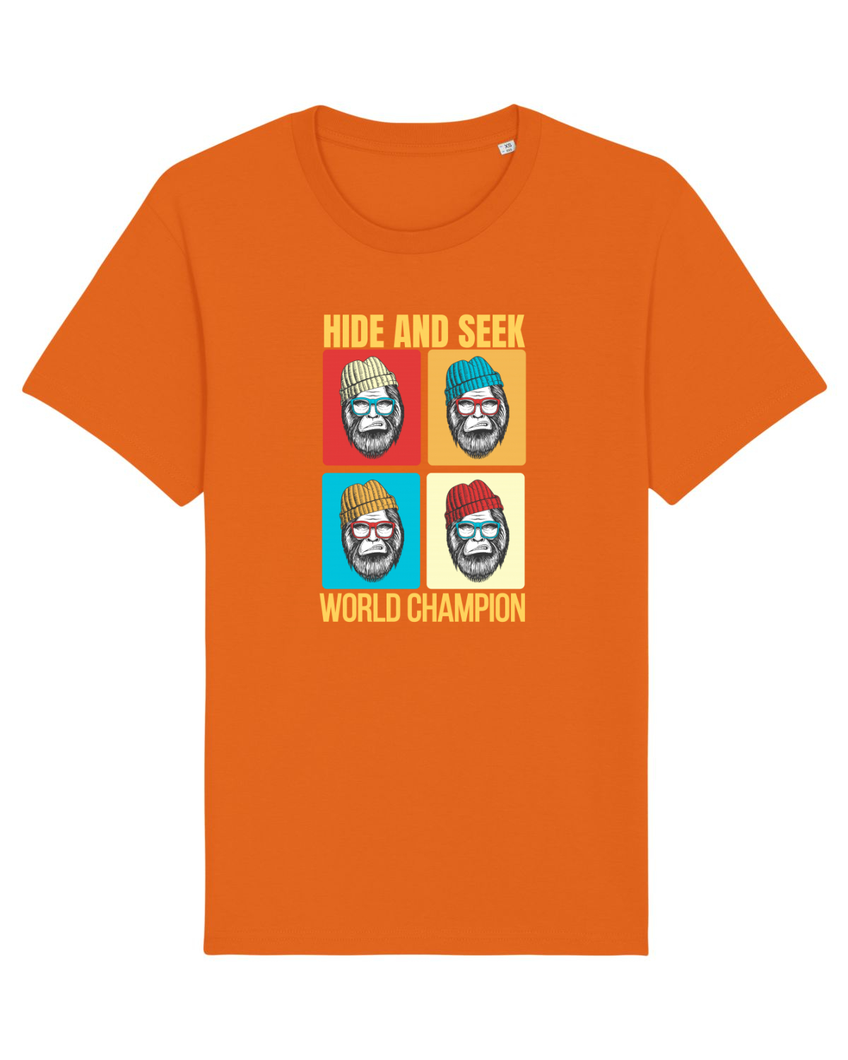 Tricou mânecă scurtă Unisex Rocker Bright Orange