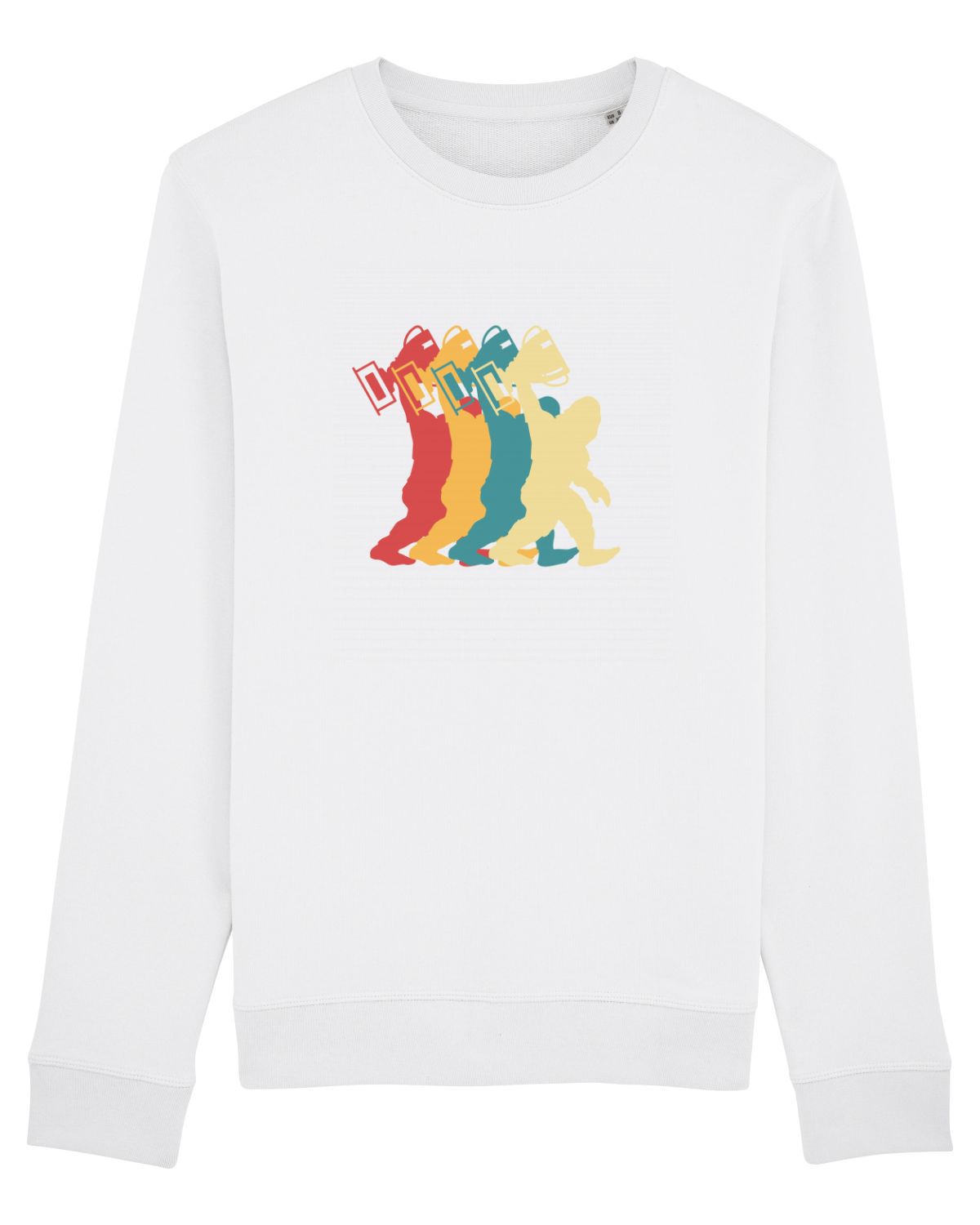 Bluză mânecă lungă Unisex Rise White