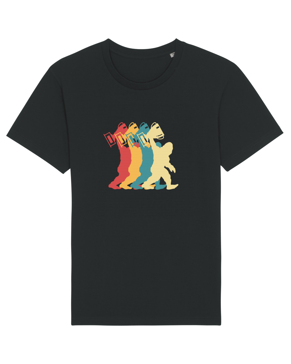 Tricou mânecă scurtă Unisex Rocker Black