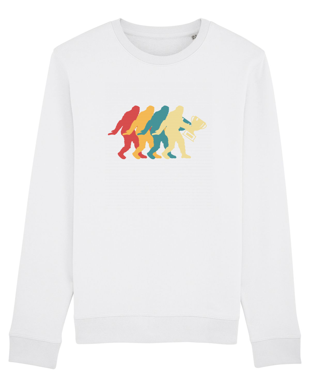Bluză mânecă lungă Unisex Rise White