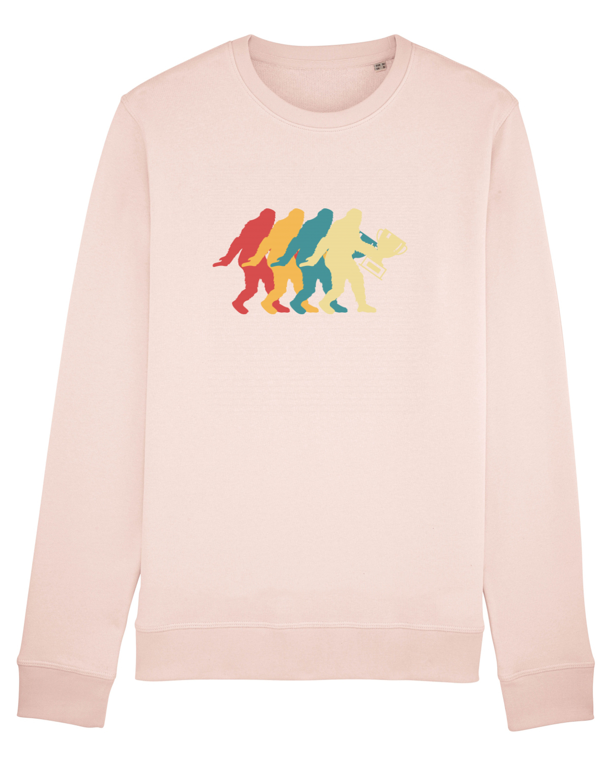 Bluză mânecă lungă Unisex Rise Candy Pink