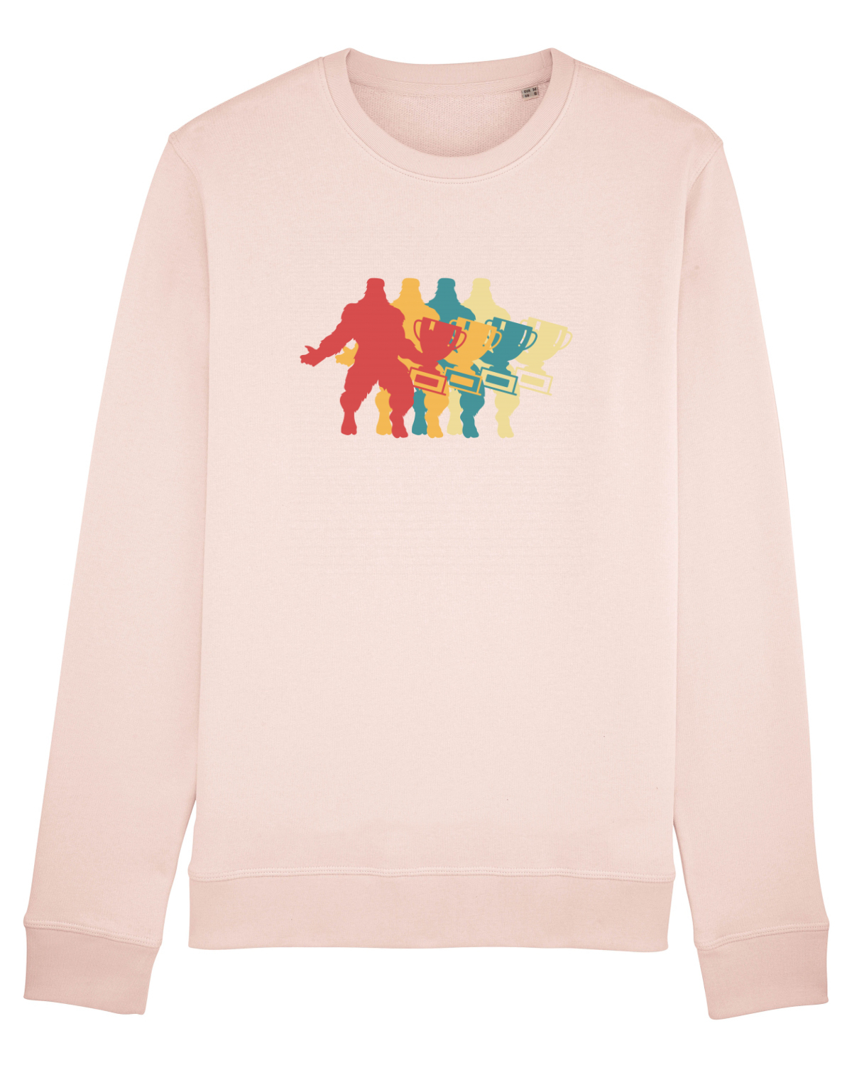 Bluză mânecă lungă Unisex Rise Candy Pink