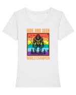 Bigfoot Hide And Seek World Champion Tricou mânecă scurtă guler larg fitted Damă Expresser