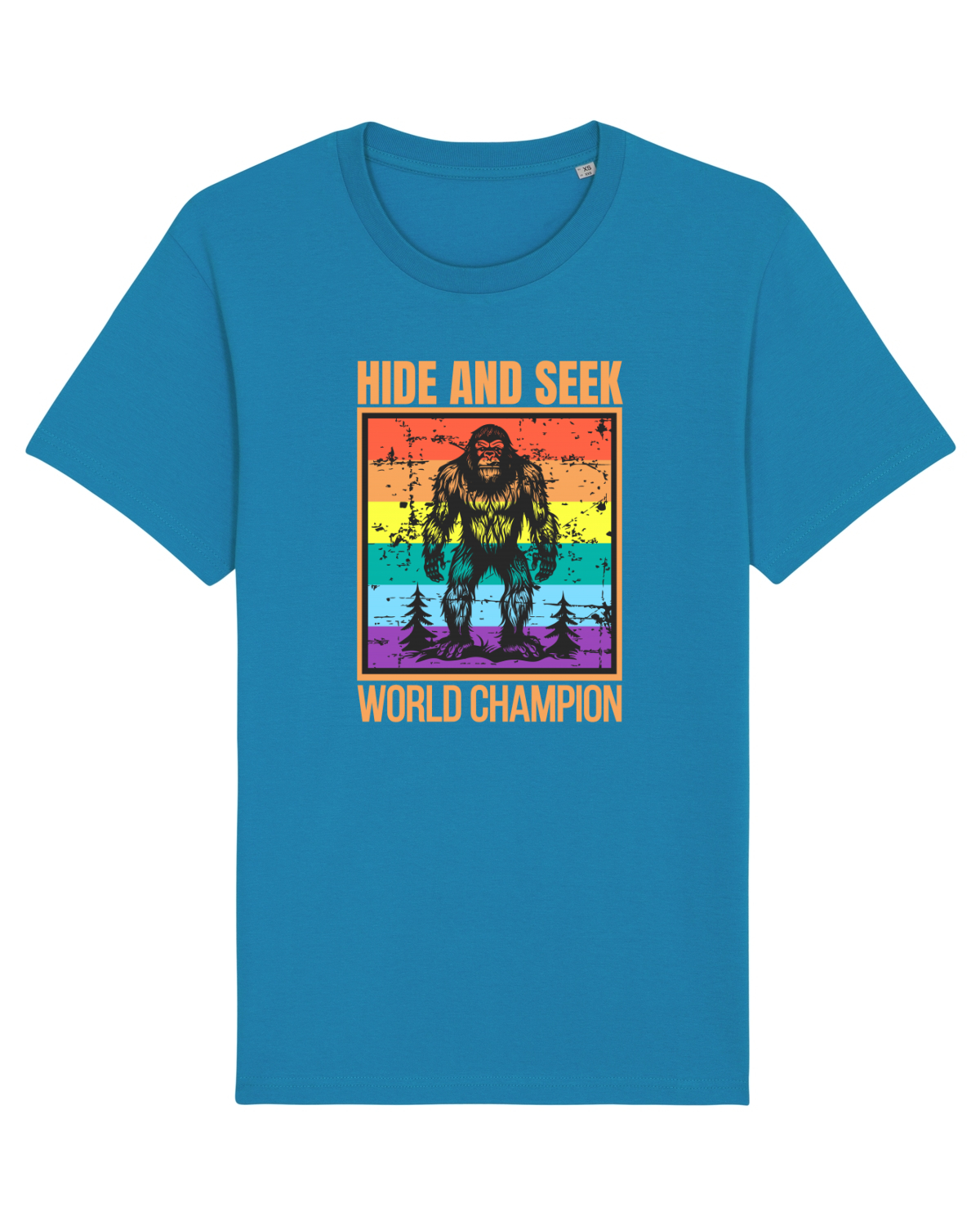 Tricou mânecă scurtă Unisex Rocker Azur