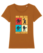 Bigfoot Hide And Seek World Champion Tricou mânecă scurtă guler larg fitted Damă Expresser