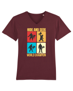 Bigfoot Hide And Seek World Champion Tricou mânecă scurtă guler V Bărbat Presenter