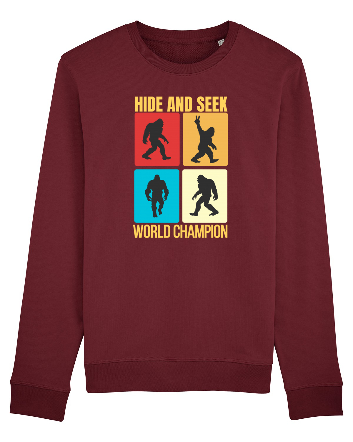 Bluză mânecă lungă Unisex Rise Burgundy
