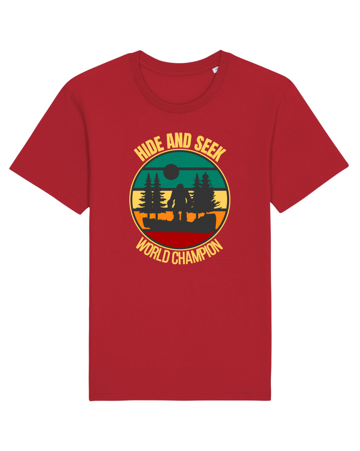 Tricou mânecă scurtă Unisex Rocker Red