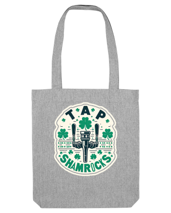 Tap Shamrocks - Irish clover Heather Grey