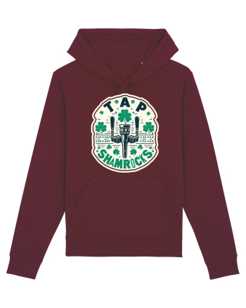 Tap Shamrocks - Irish clover Burgundy