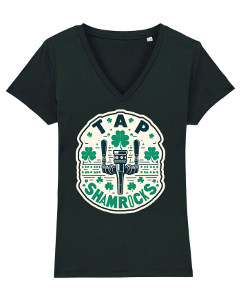 Tap Shamrocks - Irish clover Black