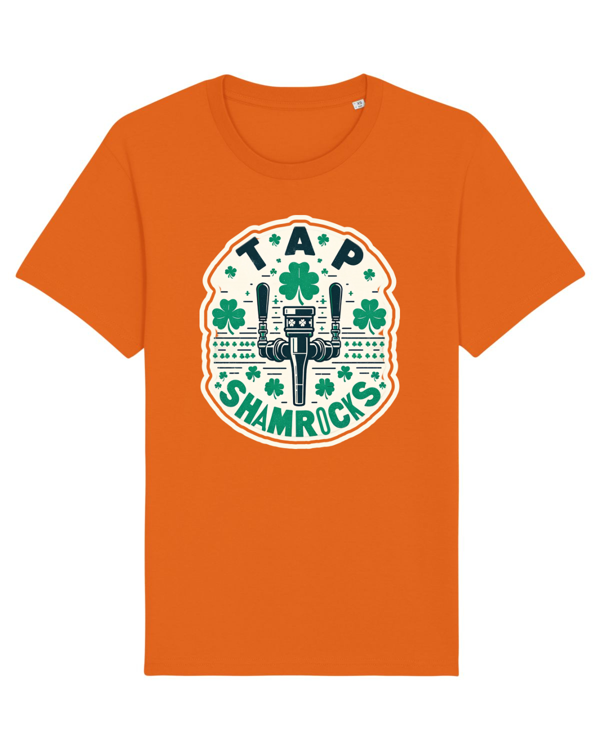 Tricou mânecă scurtă Unisex Rocker Bright Orange